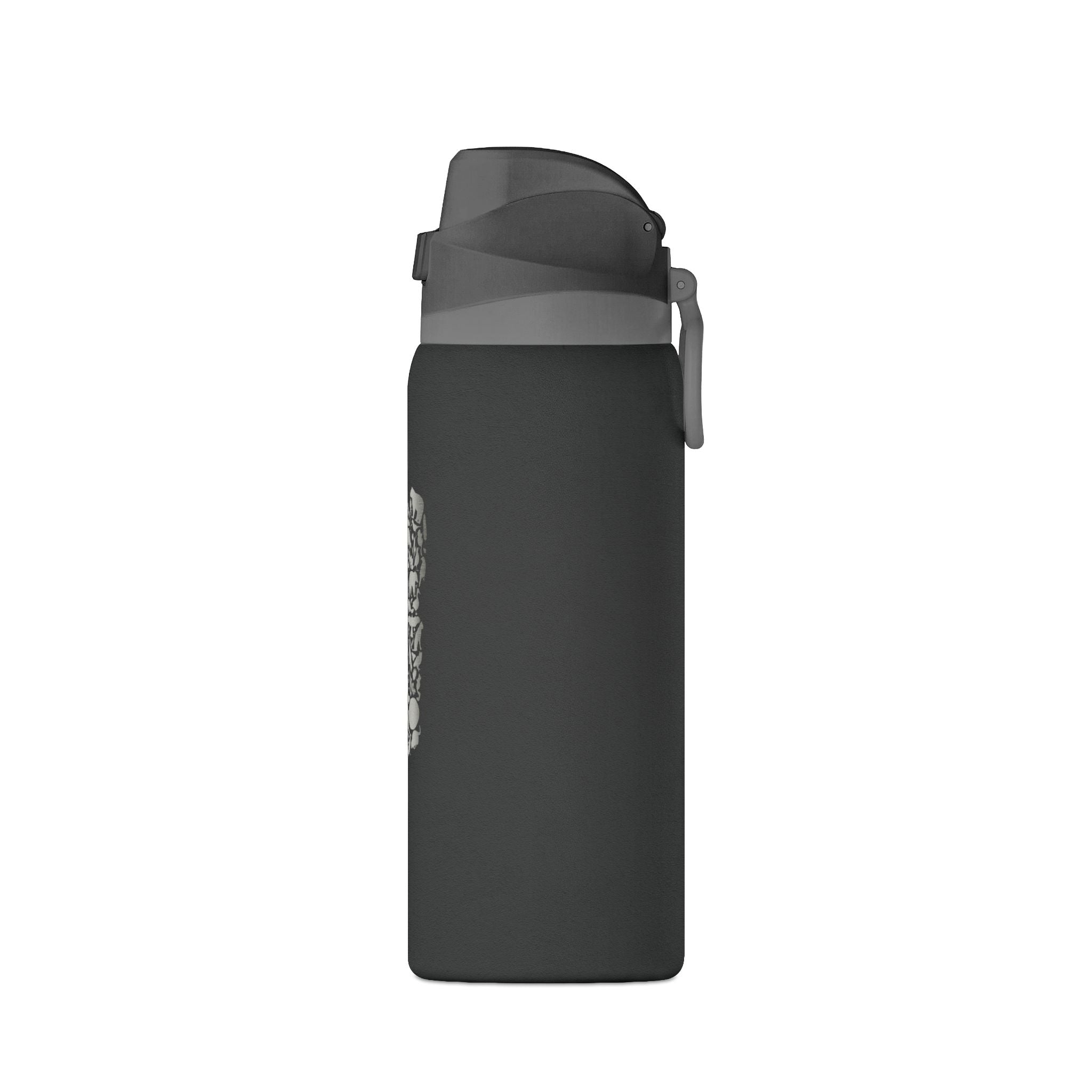 Tahoe Life Insulated Water Bottle — 32oz Oasis Hydro Flask with Minimal Stone Cluster Design