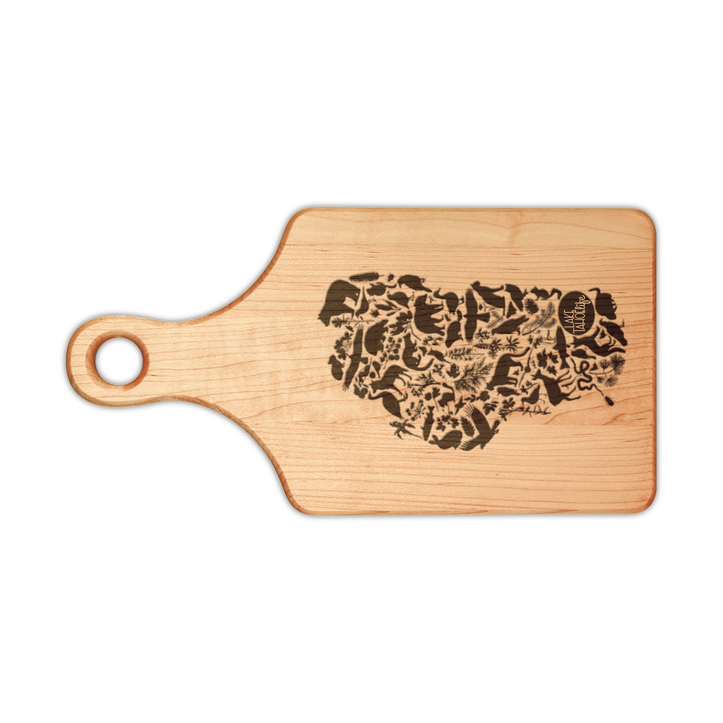 Tahoe Life Engraved Wooden Cutting Board –  Cheese & Charcuterie Board