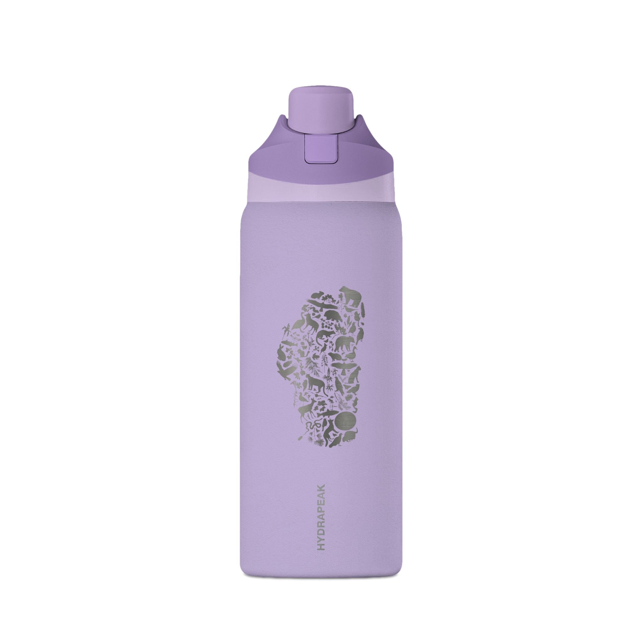 Tahoe Life Insulated Water Bottle — 32oz Oasis Hydro Flask with Minimal Stone Cluster Design