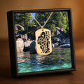 Lake Tahoe Life Recreation Tag Necklace