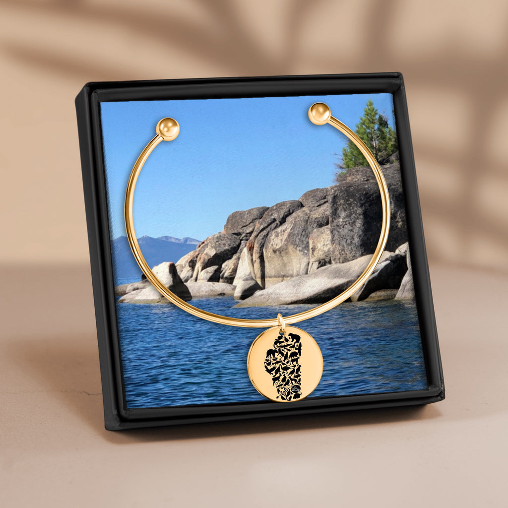 Lake Tahoe Life Wild Bangle Bracelet