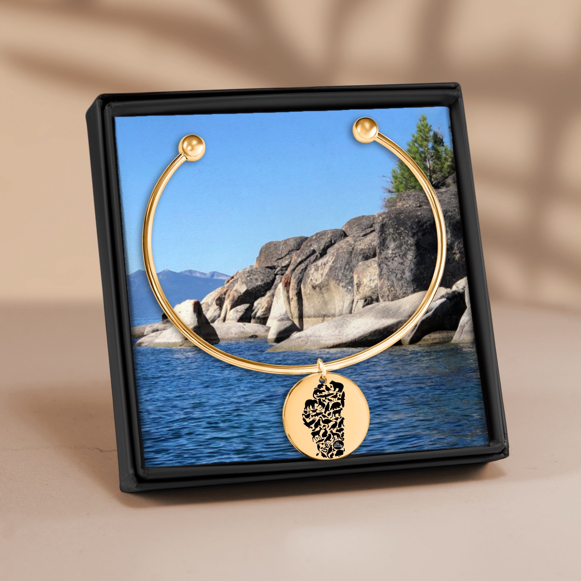 Lake Tahoe Life Wild Bangle Bracelet