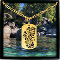 Lake Tahoe Life Rooted Paperclip Tag Necklace